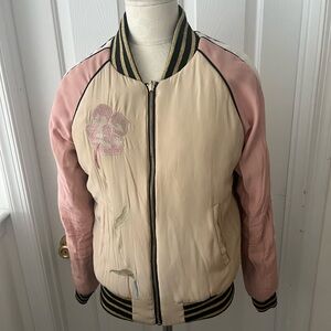 Cynthia Rowley Reversible Bomber Jacket
